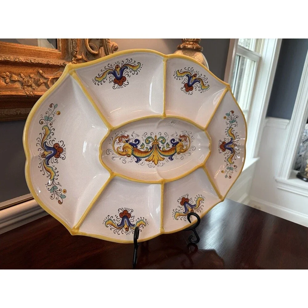 Deruta pottery antipasto